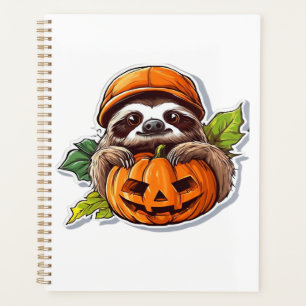 Funny Halloween Sloth Sticker Classic T-Shirt Planner