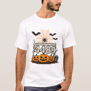 Funny Halloween Square Root 4489 67 Meme Math Teac T-Shirt