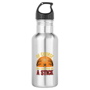 Funny Halloween Stick Shift Spider Web Shirt Desig 532 Ml Water Bottle