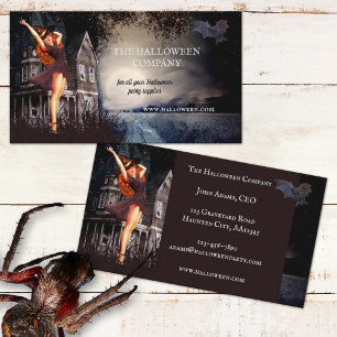 Funny Halloween Supplies Business Card
