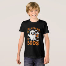 Funny Halloween T-Shirt – “I’m Here For The Boos”
