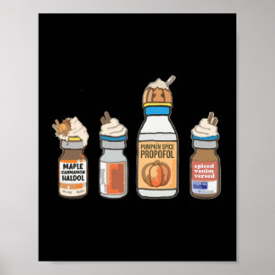 Funny Halloween Tee Crna Pacu ER ED ICU Cricital C Poster