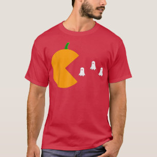 Funny Halloween Tee For Kids Boys Men Pumpkin Ghos