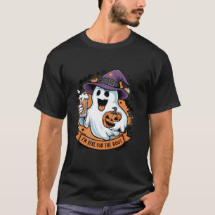 Funny Halloween Tee I m Just Here For The Boos Bee
