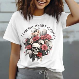 Funny Halloween Tee With Quote, Skeleton Halloween
