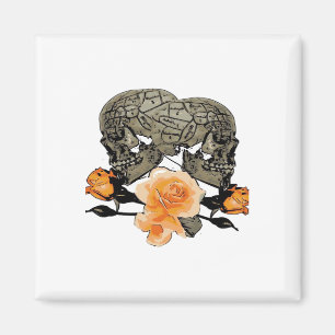 Funny Halloween Till Death Do Us Part Design Magnet