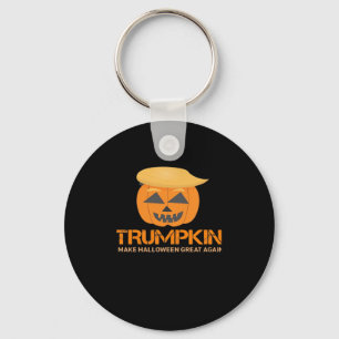 Funny Halloween Trumpkin - Make Halloween Great Ag Key Ring