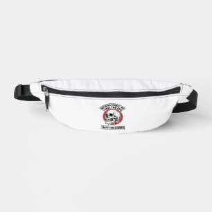 Funny Halloween Two Kids Skull Shirt Design_1 Bum Bags