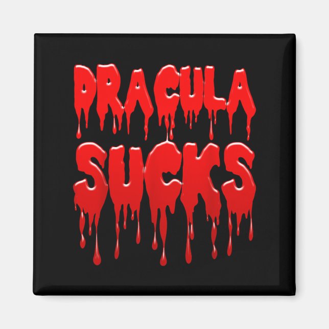 Funny Halloween Vampire Magnet (Front)
