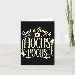Funny Halloween Witch Just A Bunch Of Quote Gift  Card