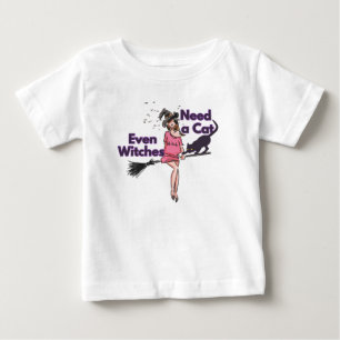 Funny Halloween Witch T-Shirt baby