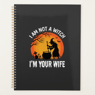 Funny Halloween Witch Wife Cauldron Design Planner
