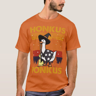 Funny Halloween Witches Duck Honkus Ponkus T-Shirt