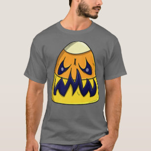 Funny Halloween Women Evil Candy Corn707 T-Shirt