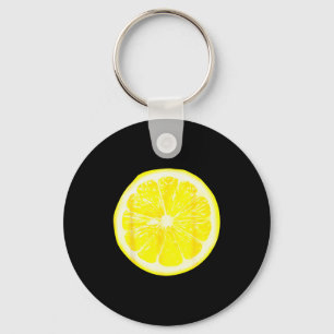 Funny Halloween Yellow Lemon Costume Fruit Costume Key Ring