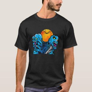 Funny Halloween Zombie For Men Women Kids Boys Gir T-Shirt