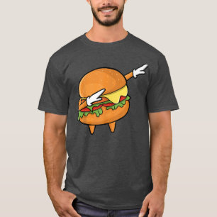 Funny Hamburger Art Kids Men Women Cheeseburger Lo T-Shirt