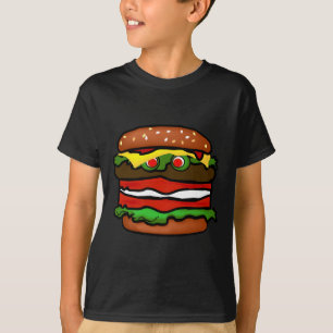 Funny Hamburger Kids Tee Shirt