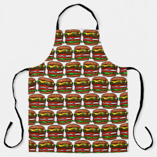 Funny Hamburger PAO Apron