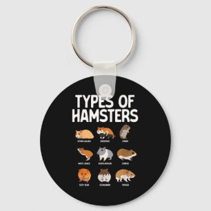 Funny Hamster Art For Men Women Boys Girls Hamster Key Ring