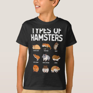 Funny Hamster Art For Men Women Boys Girls Hamster T-Shirt
