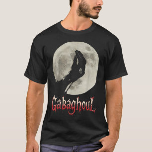 Funny Hand Moon Gabagool Halloween  T-Shirt