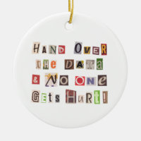 Funny Hand Over the Data Ransom Note Collage