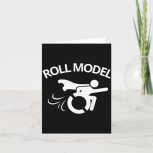 Funny Handicapped Sarcastic Wheelchair  Card