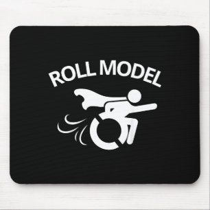 Funny Handicapped Sarcastic Wheelchair Mouse Pad