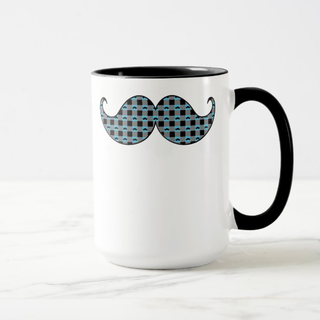 Funny Handlebar Moustache Moustache Stache Mug (Right)