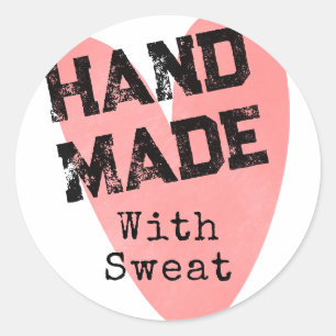 Funny Handmade with Sweat Labels Grunge Style