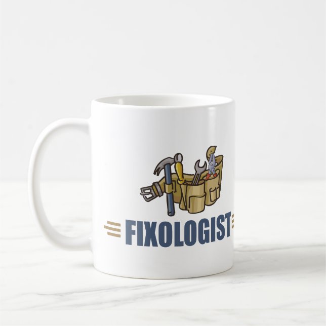 Funny Handyman Coffee Mug (Left)