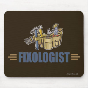 Funny Handyman Mouse Pad