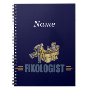 Funny Handyman Spiral Notebook