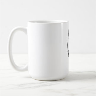 Funny Hanging Black Cat Silhouette With Scratch Cl Coffee Mug
