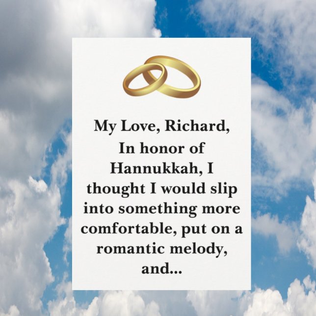 Funny Hannukkah Hanukka Chanukah Chanuka Card (Creator Uploaded)