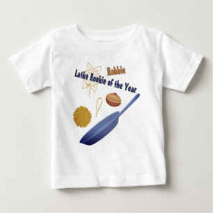 Funny Hanukkah Humour Latke Rookie Baby T-Shirt