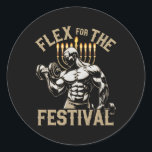 Funny Hanukkah Jewish Gym Workout Flex Festival<br><div class="desc">Funny Hanukkah Jewish Gym Workout Flex Festival</div>
