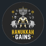Funny Hanukkah Jewish Gym Workout Hanukkah Gains 1<br><div class="desc">Funny Hanukkah Jewish Gym Workout Hanukkah Gains 1</div>
