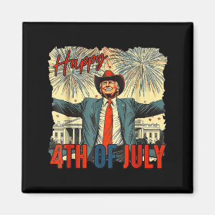 Funny Happy 4th of July Independence Day Magnet