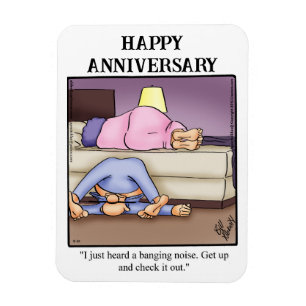 Funny Happy Anniversary Magnet Gift