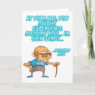Funny Happy Birthday Card Humour Greeting 