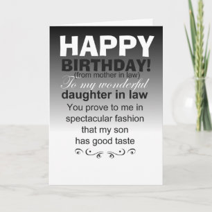 funny happy birthday daughter in law card