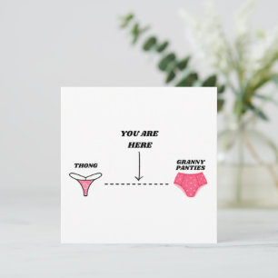 Funny Happy Birthday for Her Funny Women's Bday Holiday Card