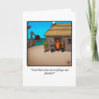 Funny Happy Birthday Humour Greeting Card