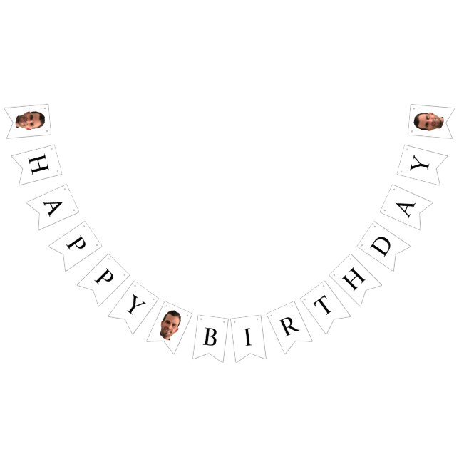 Funny Happy Birthday Party Picture Photo Banner (All)