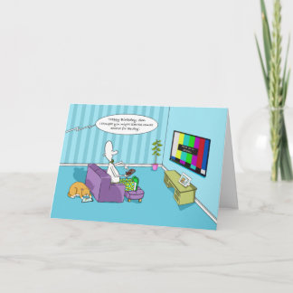 Funny Happy Birthday Son With Remote Control Card