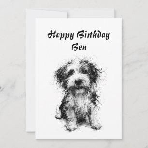 Funny Happy Birthday to Pets From Animal Lover  Holiday Card