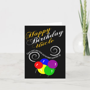 funny happy birthday uncle card