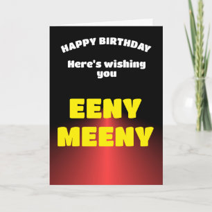 funny happy birthday wish card